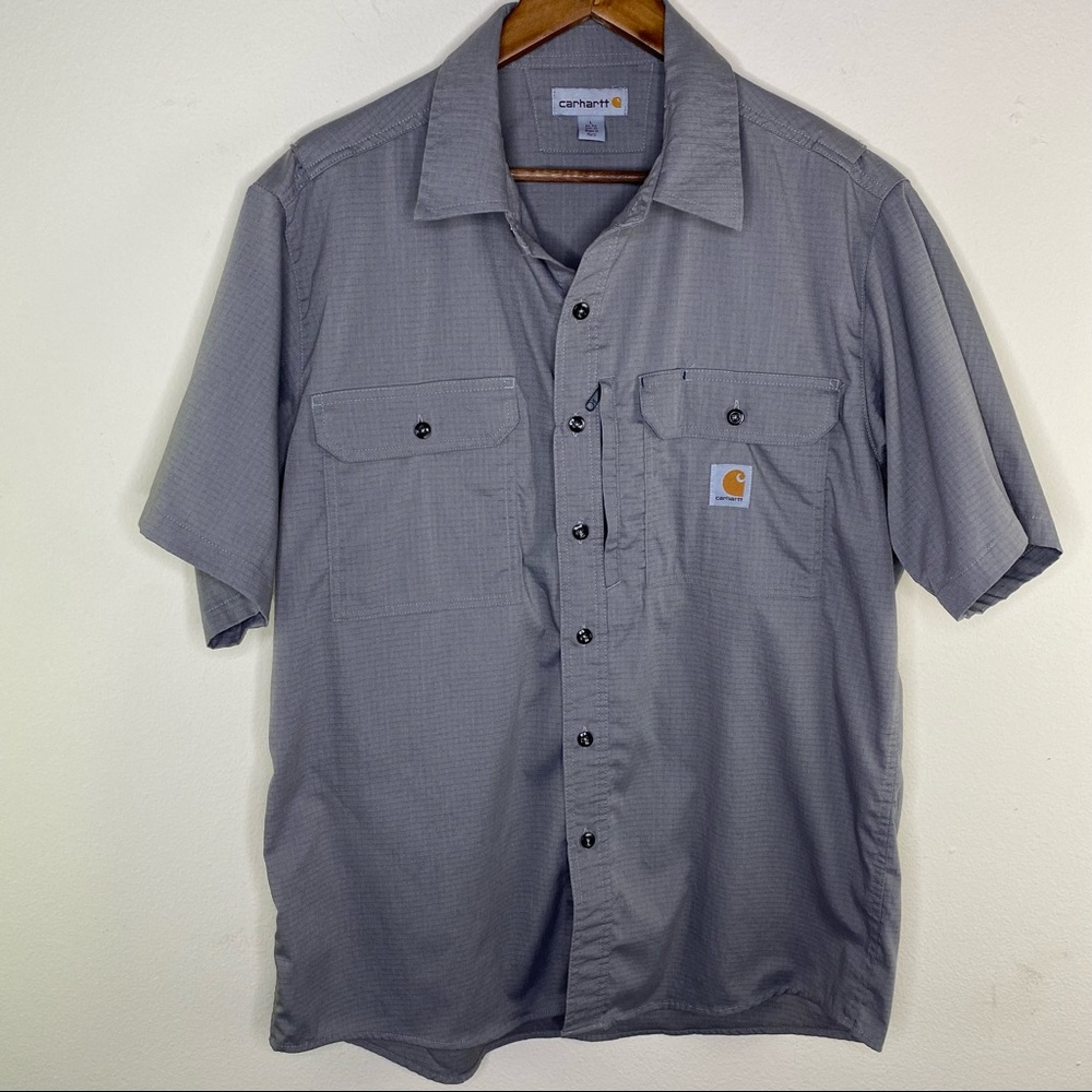 Carhartt Gray Casual Button Down Shirt